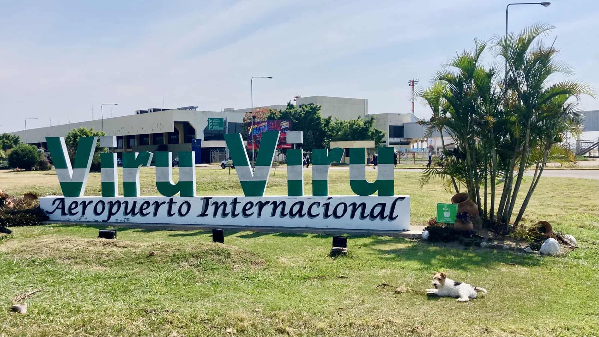 Letisko Viru Viru v Santa Cruz, Bolivia: naša skúsenosť aj s Ibom
