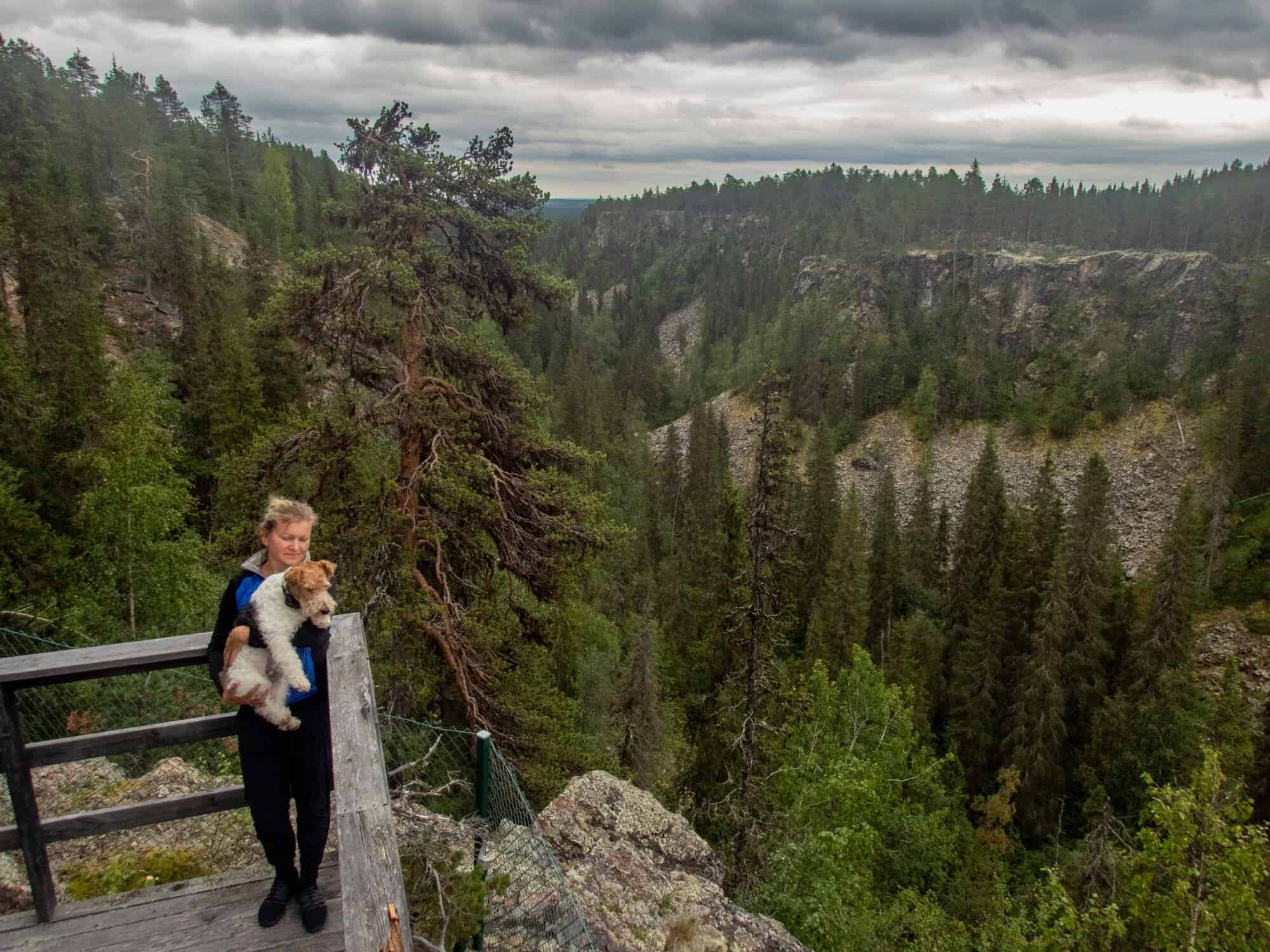 Krátka prestávka v Masugnsbyns naturreservat